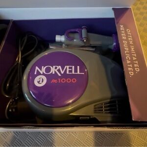 Norvell M1000 Spray Tan Machine - Purple and Gray NEW NEVER USED